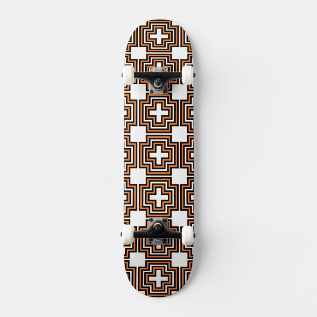 Skateboard Naranja de C&S (Anverso)