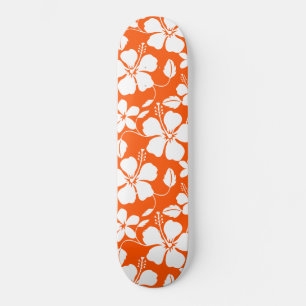 Skateboard Naranja HAWAIAN HULA (HIBISCUS)