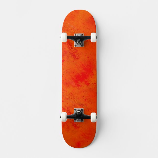 Skateboard Naranja inconsútil del extracto del fondo de la (Anverso)