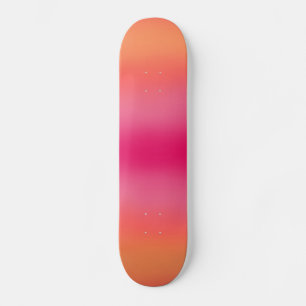 Skateboard Naranja Ombré Rosa