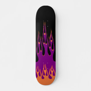 Skateboard naranja Purple Burn