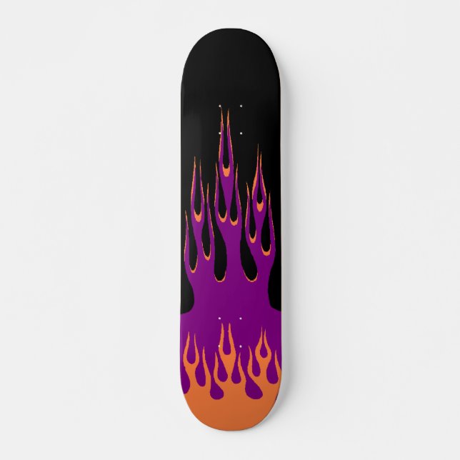 Skateboard naranja Purple Burn (Anverso )