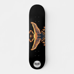 Skateboard Naranja quemando la Patrulla Fónix Ghostly Panda