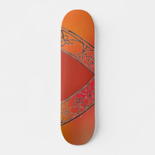 Skateboard naranja V