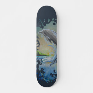 Skateboard Natación delfines
