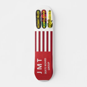 Skateboard NATHAN E MILLER MUSCLEDUCK Patineta, 7¾" Cubierta