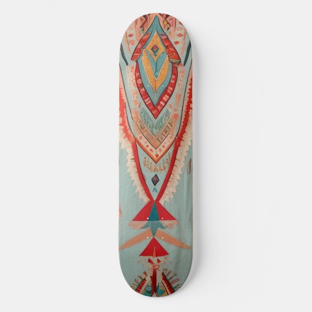 Skateboard Native America Pattern (Anverso)