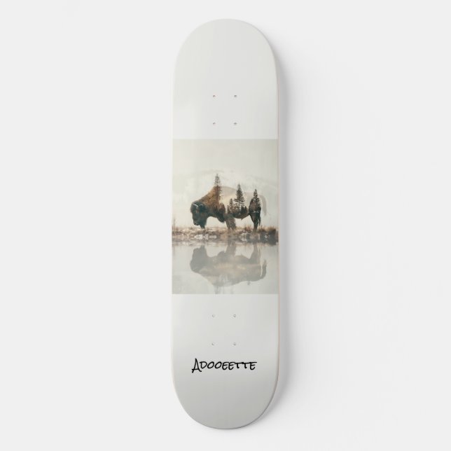 Skateboard nativo-americano personalizado (Anverso)