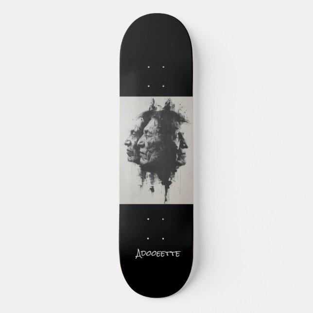 Skateboard nativo-americano personalizado (Anverso)
