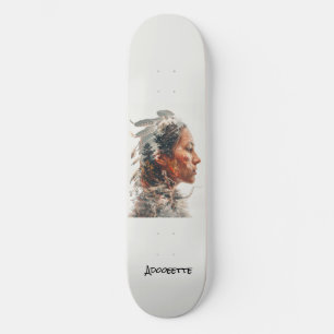 Skateboard nativo-americano personalizado