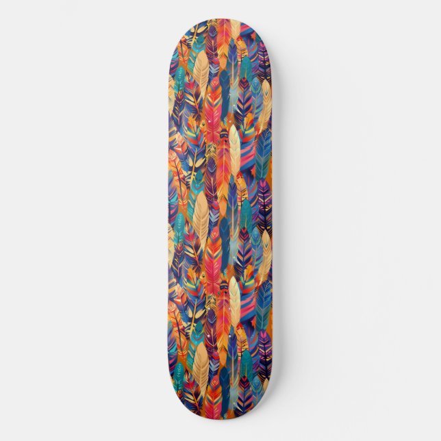 Skateboard nativo único americano (Anverso)