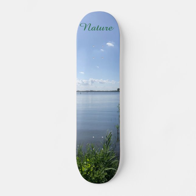 Skateboard Nature lake (Anverso)