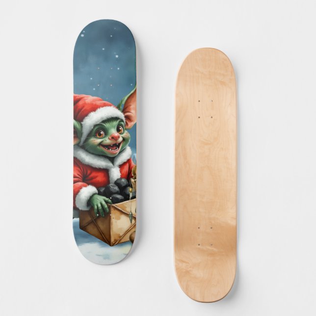 Skateboard Naughty List Delivery: The Goblin Clause Chronicle (Anverso)