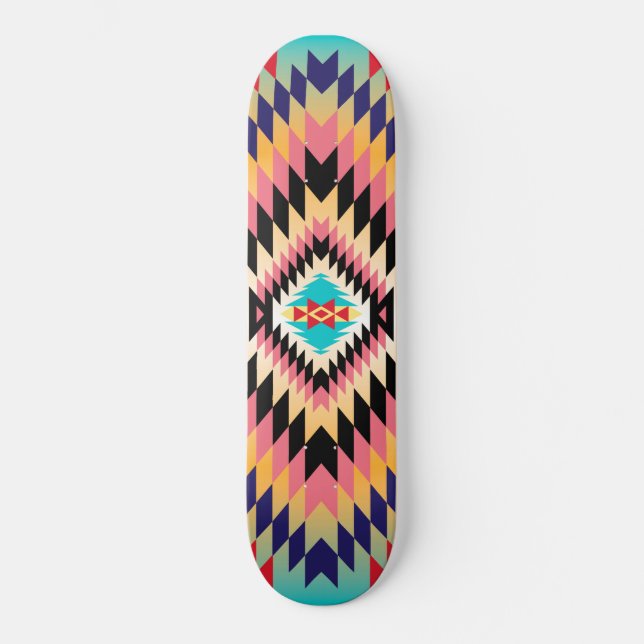 Skateboard Navajo Design-7 (Anverso)