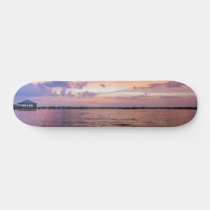 Skateboard Navarre Beach Magic Hour Purple Sunset