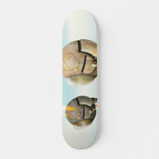 Skateboard Naves espaciales que vuelan a través de un planeta