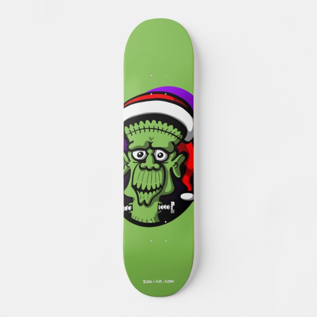 Skateboard Navidad Frankenstein (Anverso)