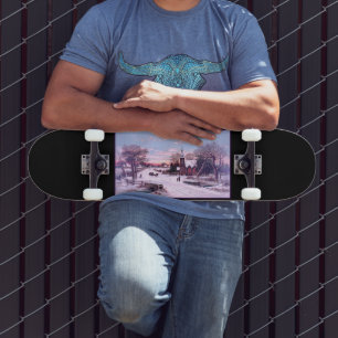 Skateboard Navidades de Church Services Eve Morning