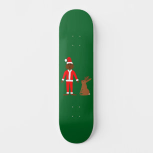 Skateboard Navidades de Santa Sasquatch y Jackalope