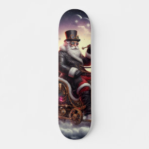 Skateboard Navidades de steampunk de Santa/Reindeer/invierno