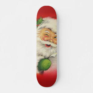 Skateboard Navidades de Vintage Santa Claus