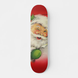 Skateboard Navidades de Vintage Santa Claus