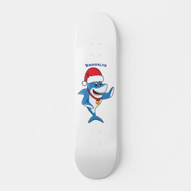 Skateboard Navidades divertidos ilustracion personalizado de  (Anverso )
