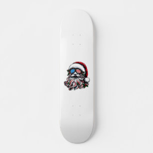 Skateboard Navidades patrióticos/estadounidenses