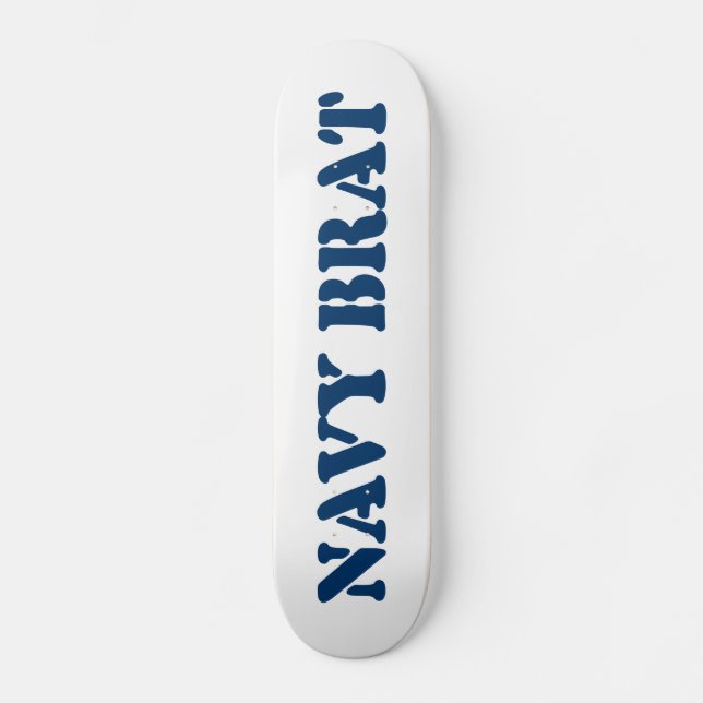 SKATEBOARD NAVY BRAT (Anverso)