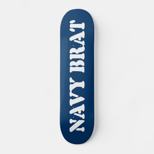SKATEBOARD NAVY BRAT (Anverso)
