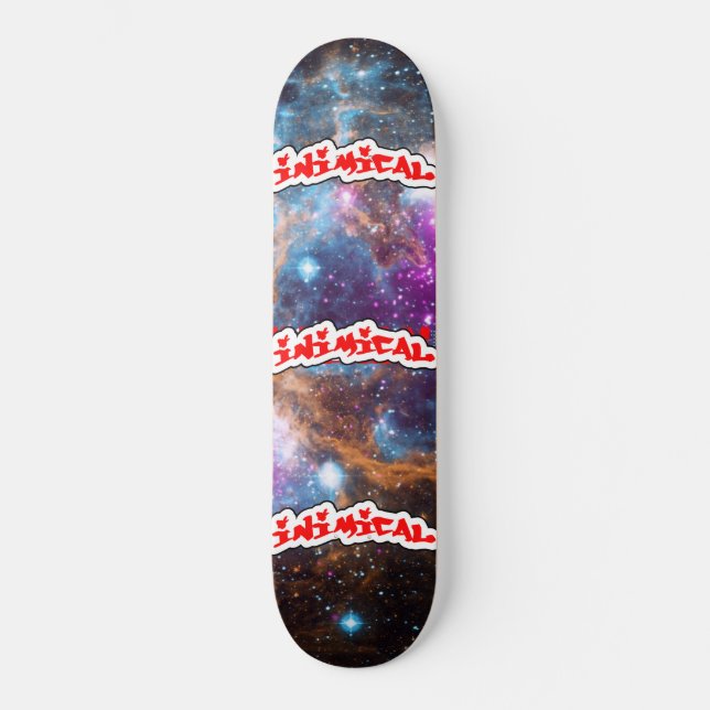 Skateboard Nebulosa cósmica hostil (Anverso)