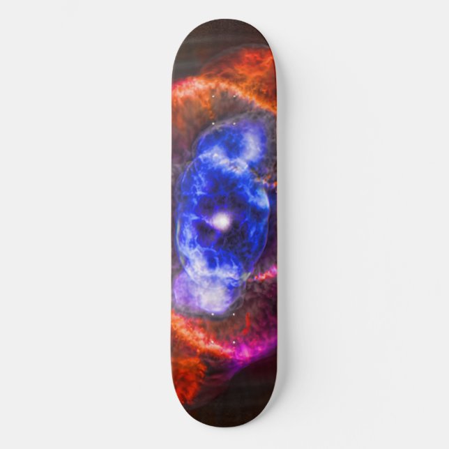 Skateboard Nebulosa de ojos de gatos (Anverso)