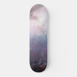 Skateboard Nebulosa Orión Astronomía azul marrón beige cielo 