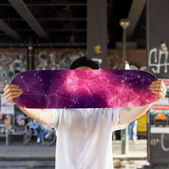 Skateboard Nebulosa Rosa | Skateboard espacial cós (Subido por el creador)