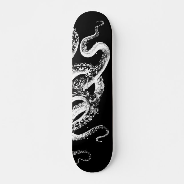 Skateboard Negro 2,0 del calamar (Anverso )
