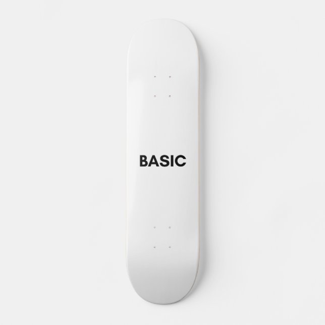 Skateboard negro básico (Anverso)
