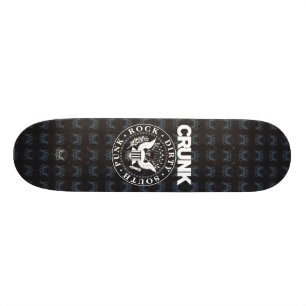 Skateboard Negro del sello de Lil Jon "Crunk"