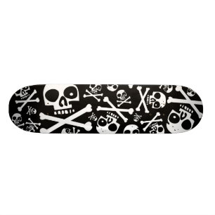 Skateboard Negro del SkullDuggery