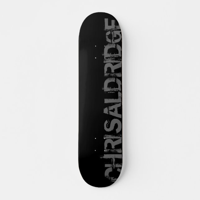 SKATEBOARD NEGRO, NAVIDAD (Anverso )