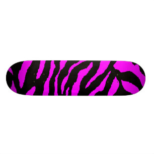 Skateboard NEGRO ROSADO INTRÉPIDO de la RAYA del TIGRE de lo