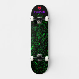Skateboard Negro verde