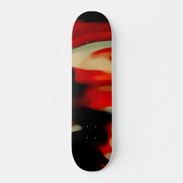 Skateboard Negro y rojo (Anverso )