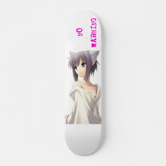 Skateboard neko1, NINGUNA ADVERTENCIA (Anverso )