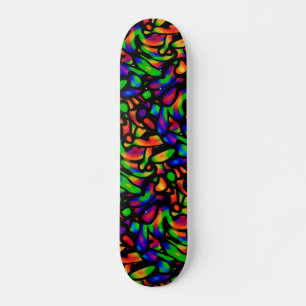 Skateboard Neon Art