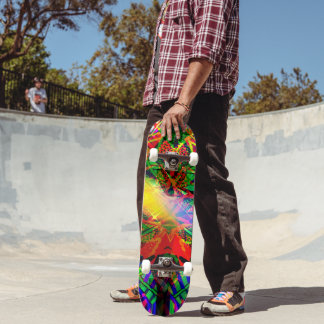 Skateboard Neon Flash Graffiti