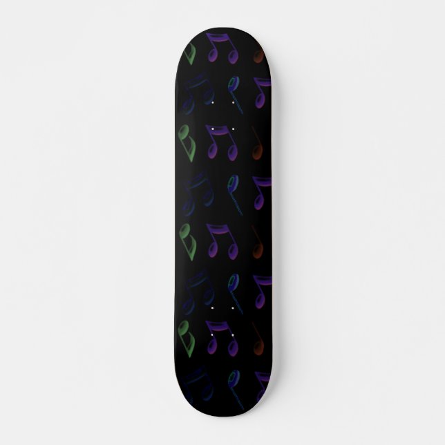 Skateboard Neon Music (Anverso )