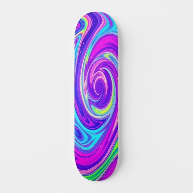 Skateboard Neon Vortex: edición 2 (Anverso)