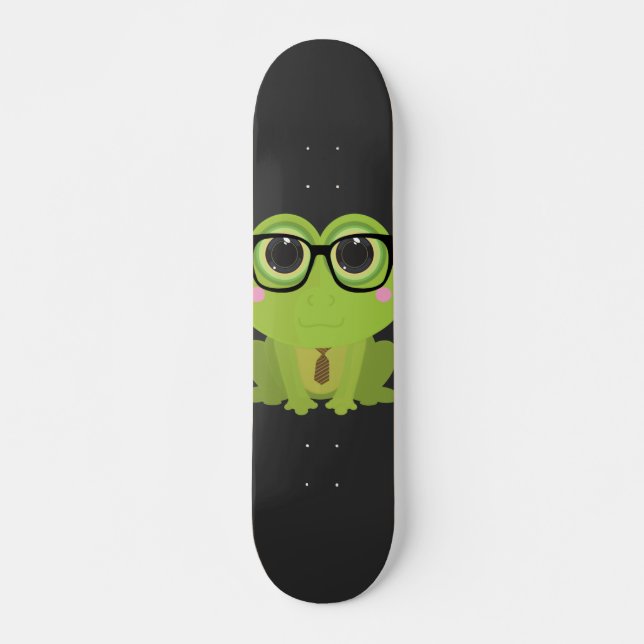 Skateboard Nerd de rana (Anverso )