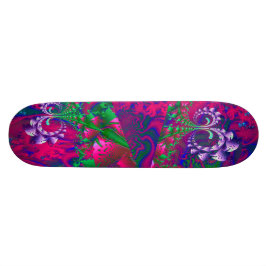 Skateboard Nerdberries Fractal Psicodélico