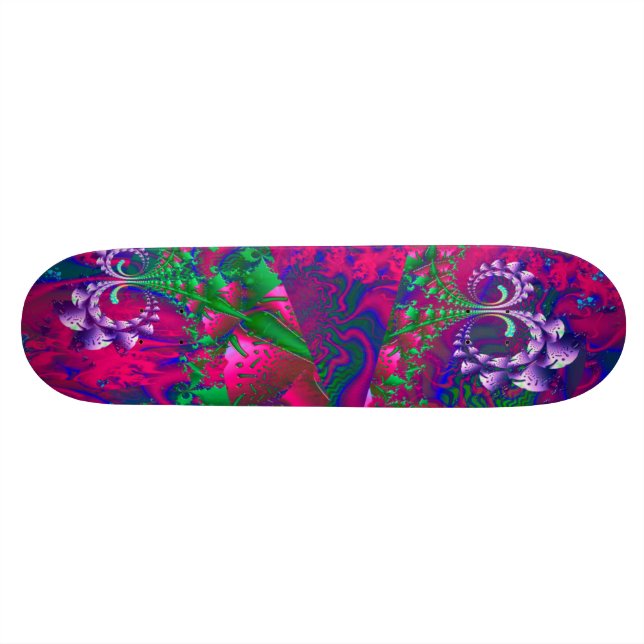 Skateboard Nerdberries Fractal Psicodélico (Horizontal)
